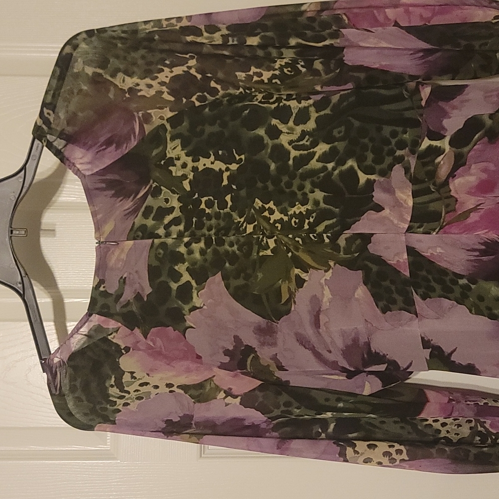 Women's floral dress by Julian Taylor Size 16 - Picture 4 of 6